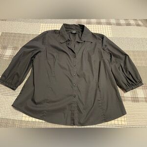 George Black Button Shirt